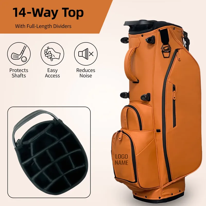 Golf Equipment Logo - ASL GOLF Stand Bag Waterproof PU