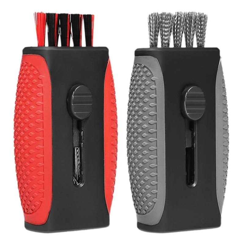 Golf Equipment Indoor - Golf Club Cleaning Brush with Dual-Head