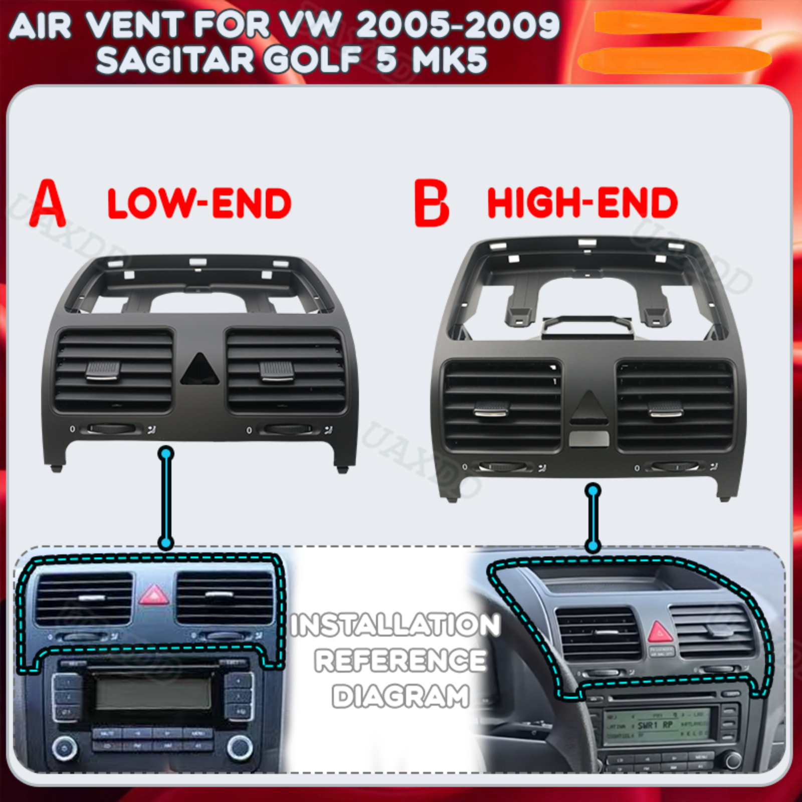 Automotive Grille Vent Outlet  - Golf Equipment Outlet recension och pris