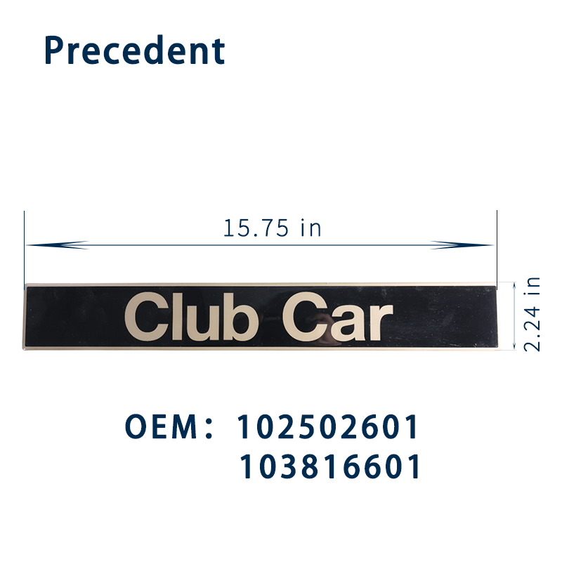 Club Car DS Precedent Front Lo - Golf Equipment Logo recension och pris