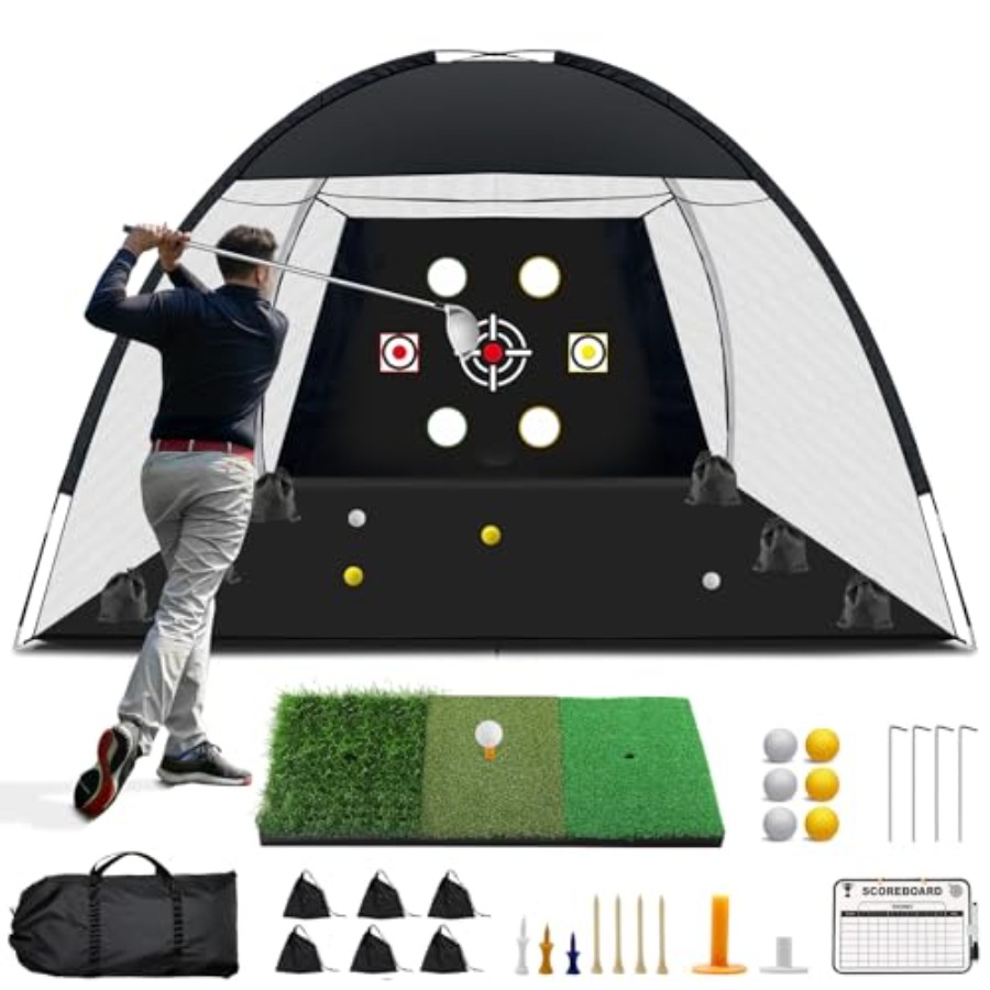 Golf Net, 10x7 Ft Practice Hit - Practice Net Hitting recension och pris