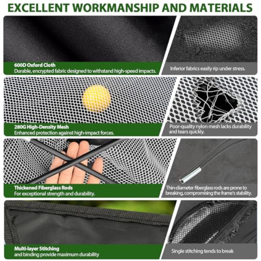 Golf Net, 10x7 Ft Practice Hit - Practice Net Hitting recension och pris