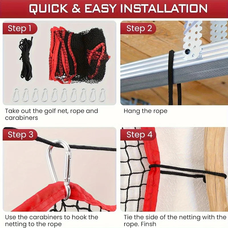 Golf Net、10x10Foot Golf Practi - Practice Net Hitting recension och pris