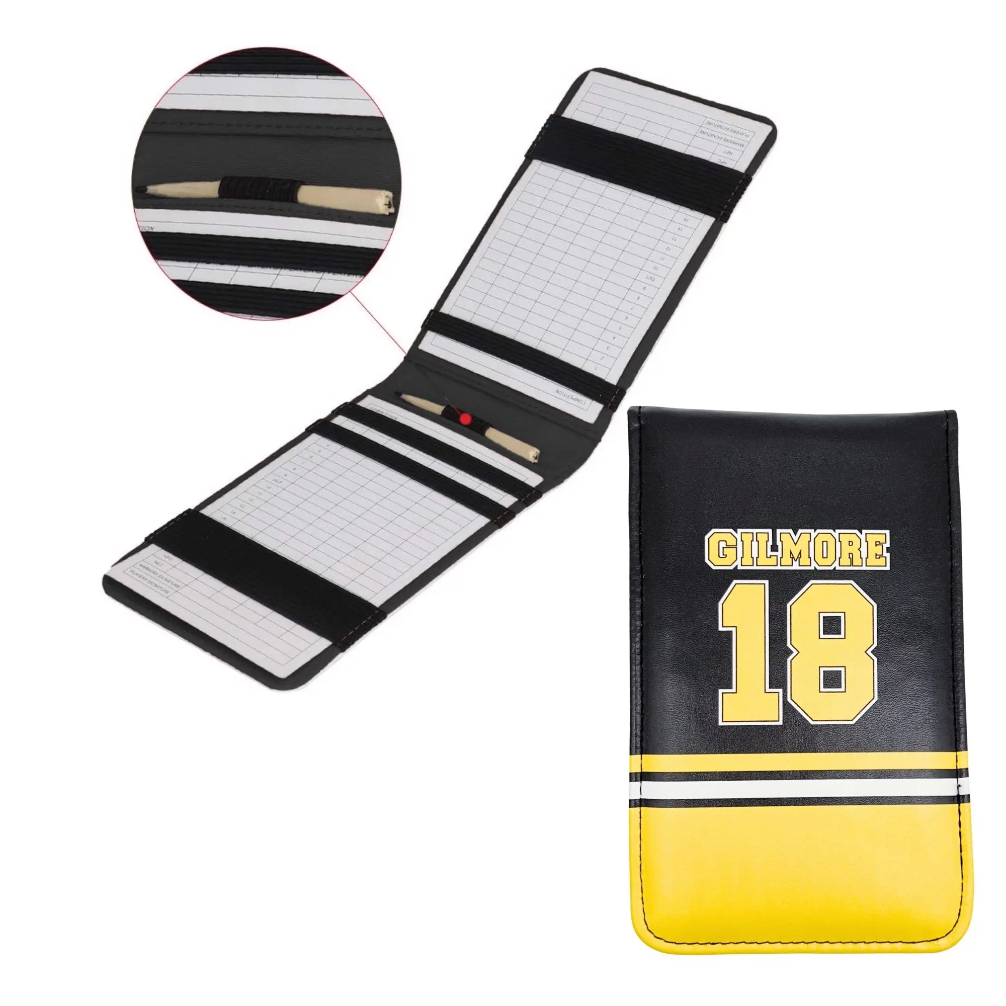 Golf Scorecard Yardage Book Ho - Golf Scorecard Holder recension och pris