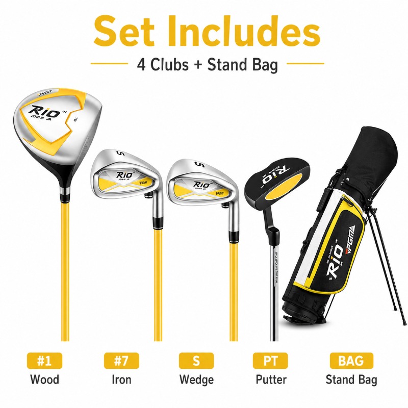 PGM Kids Golf Club Set Junior  - Golf Equipment For Kids recension och pris