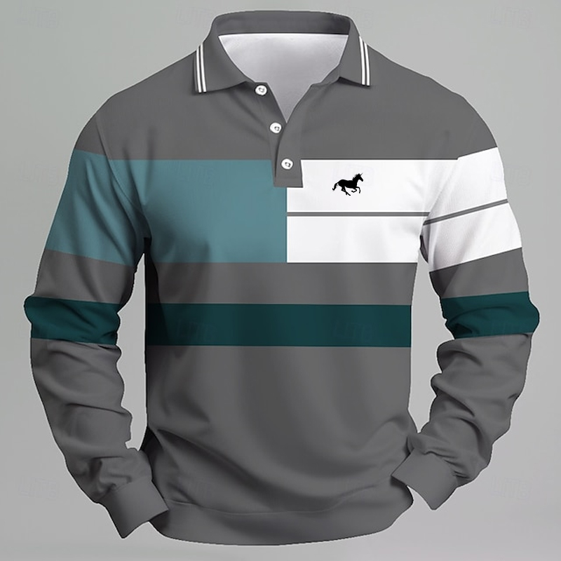 Men's Striped Printed Unicorn  - Golf Equipment Logo recension och pris