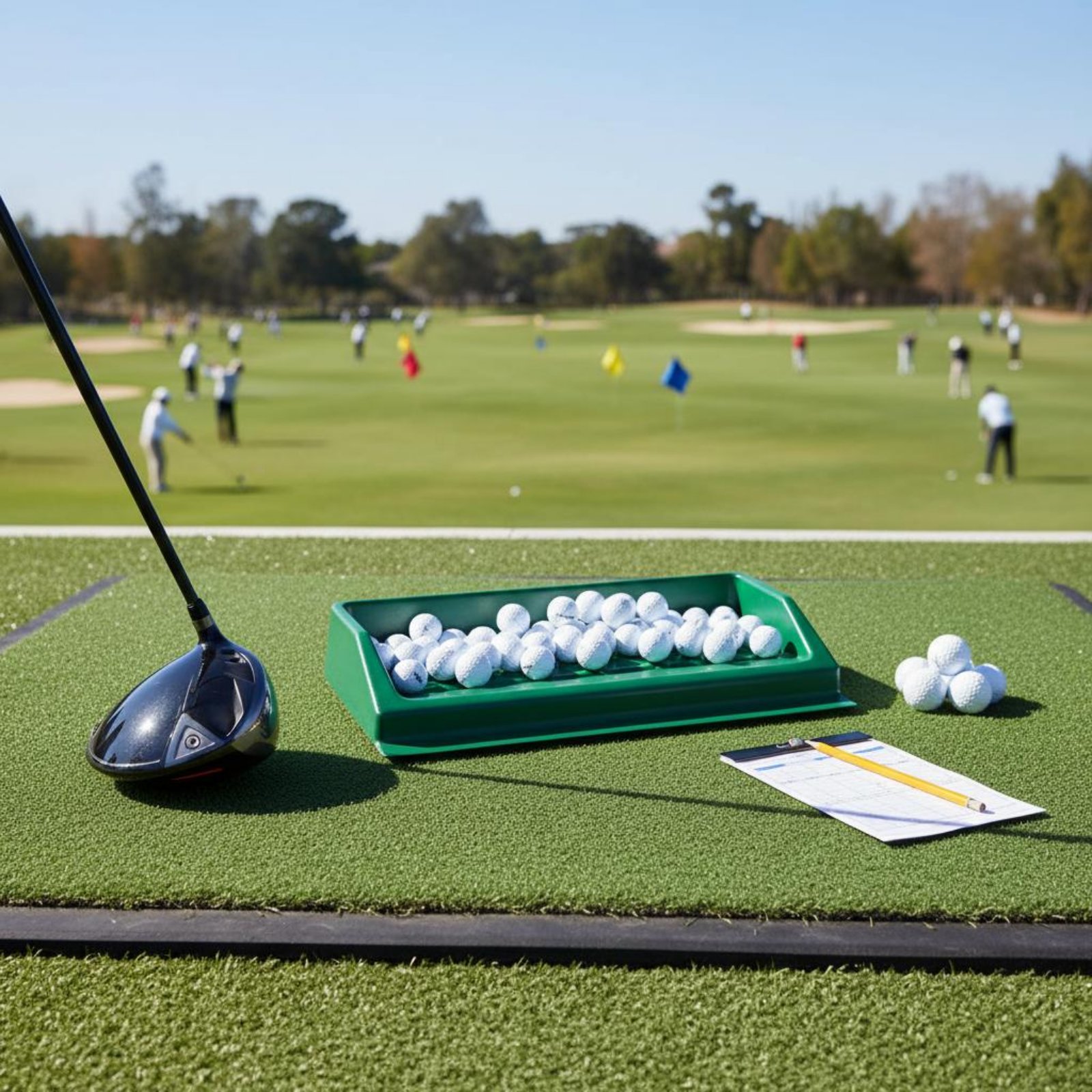 ABS Golf Tee Tray Sturdy Golf  - Golf Equipment Indoor recension och pris