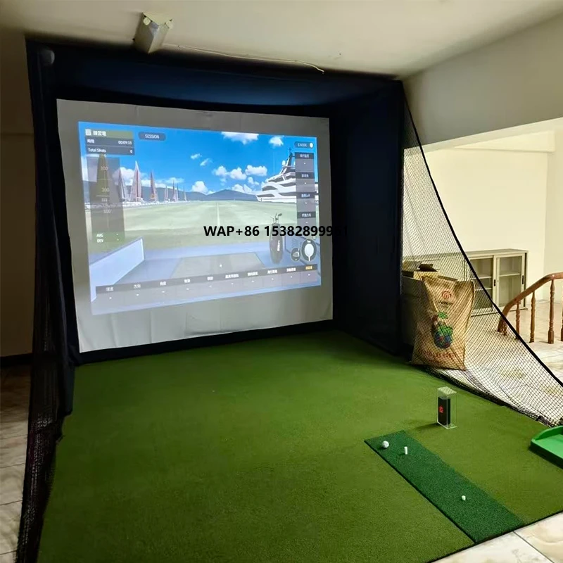 Golf Simulator Enclosure Nets  - Practice Net Hitting recension och pris
