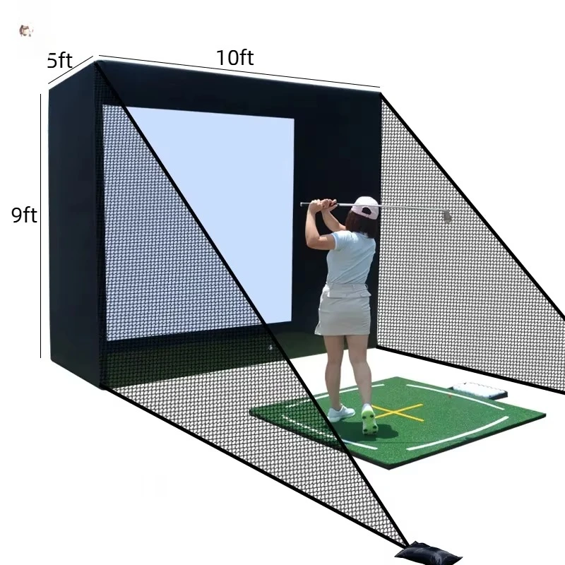 Golf Simulator Enclosure Nets  - Practice Net Hitting recension och pris