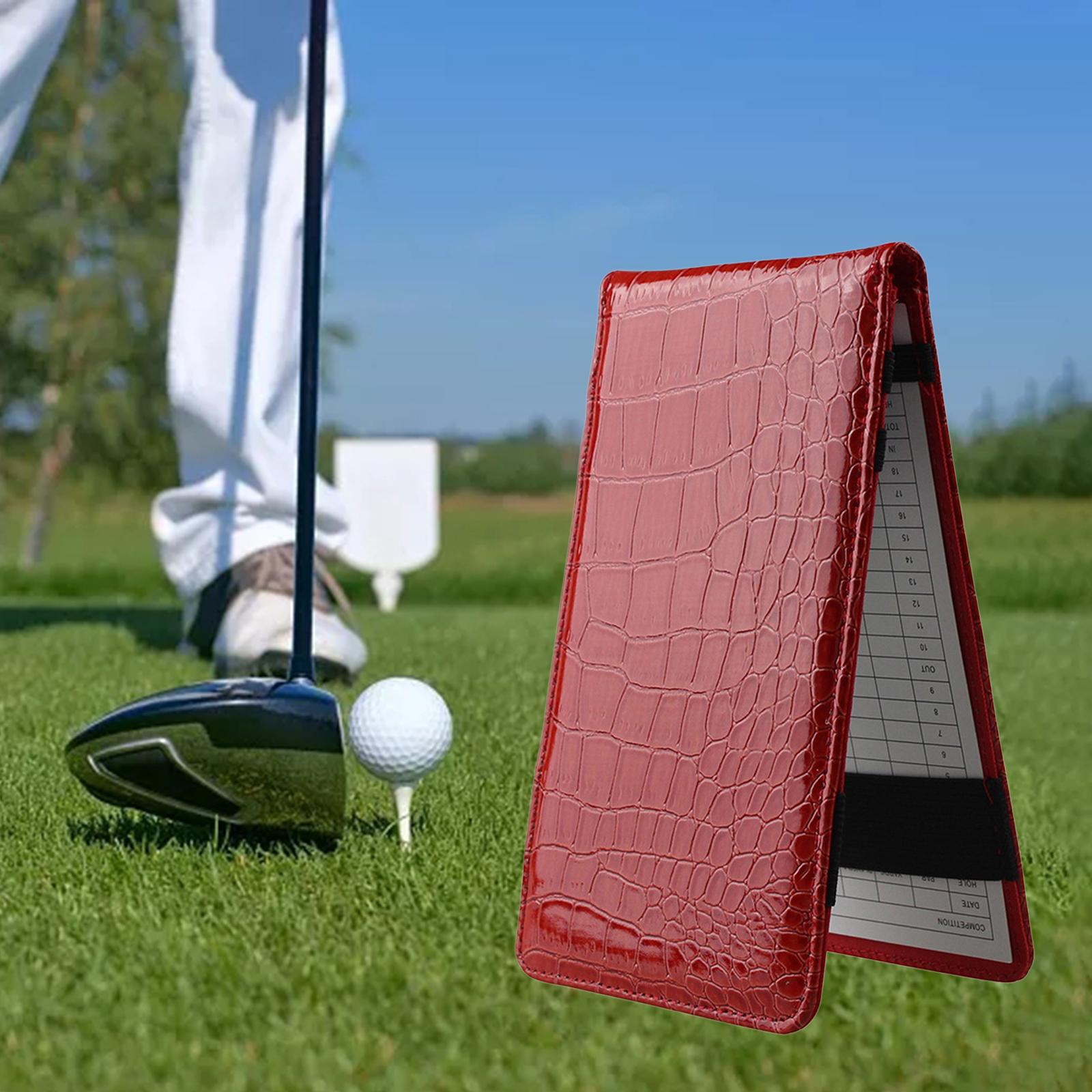 PU Leather Golf Scorecard Hold - Golf Scorecard Holder recension och pris