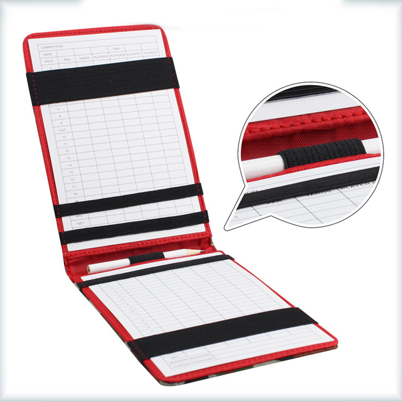 PU Leather Golf Scorecard Hold - Golf Scorecard Holder recension och pris