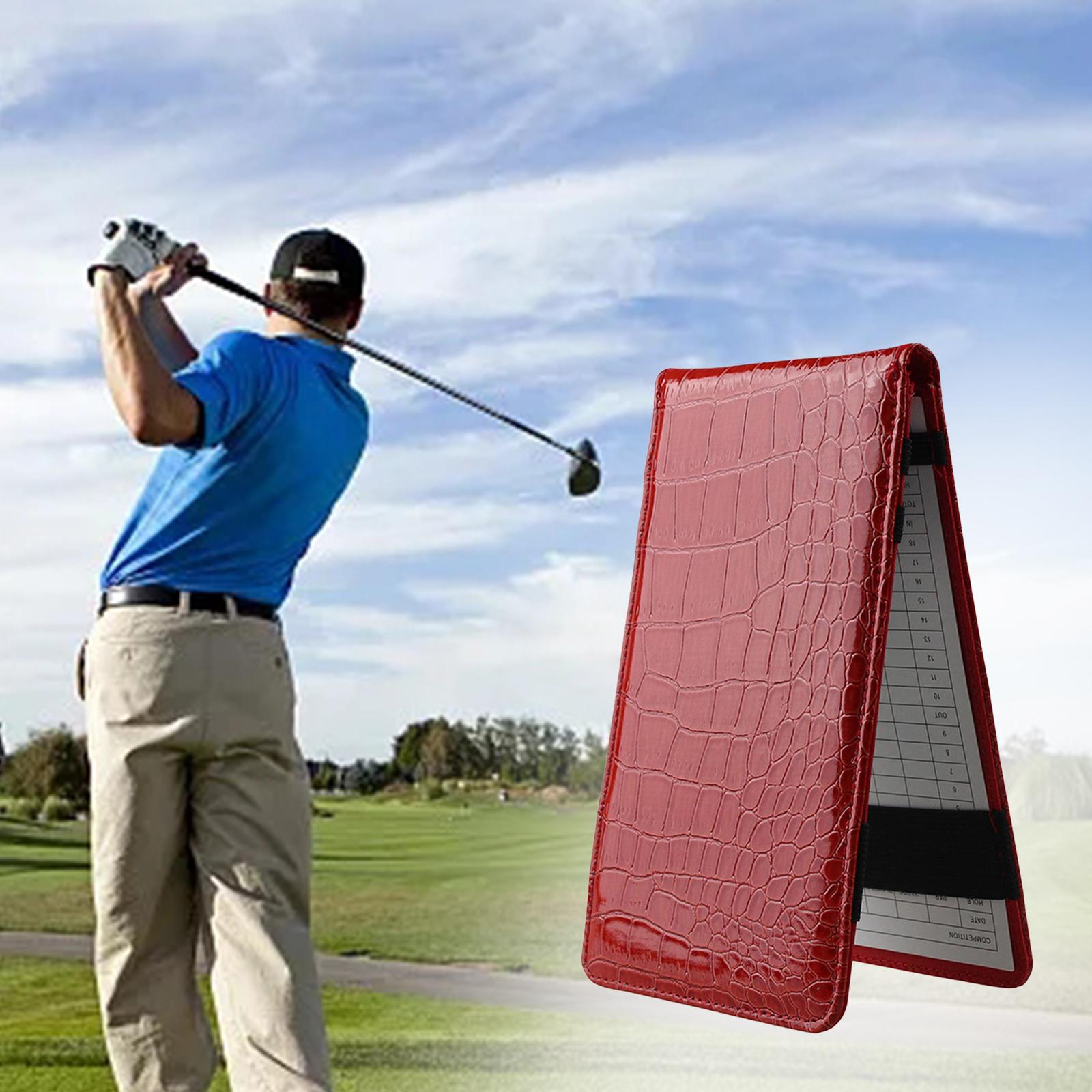 PU Leather Golf Scorecard Hold - Golf Scorecard Holder recension och pris